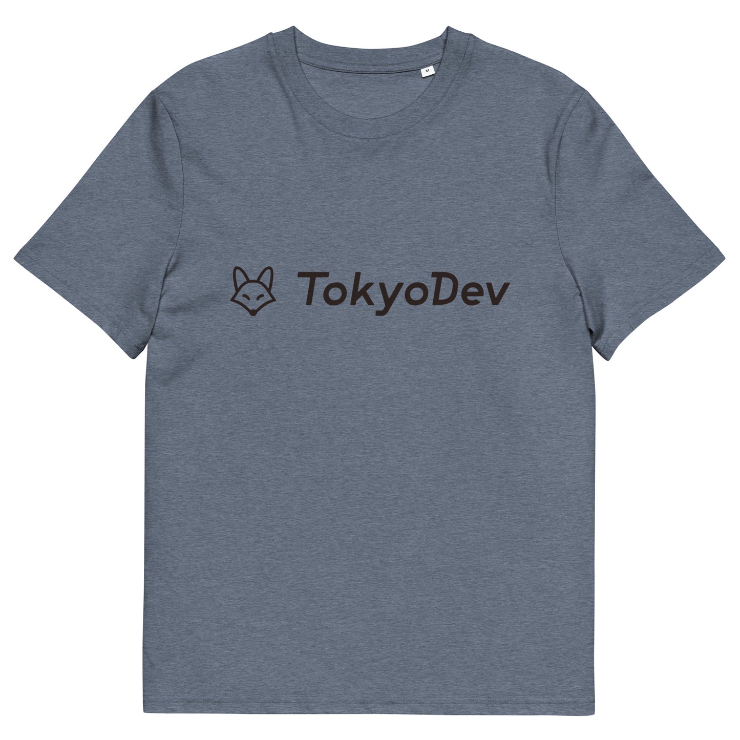 TokyoDev Unisex organic cotton t-shirt with black logo