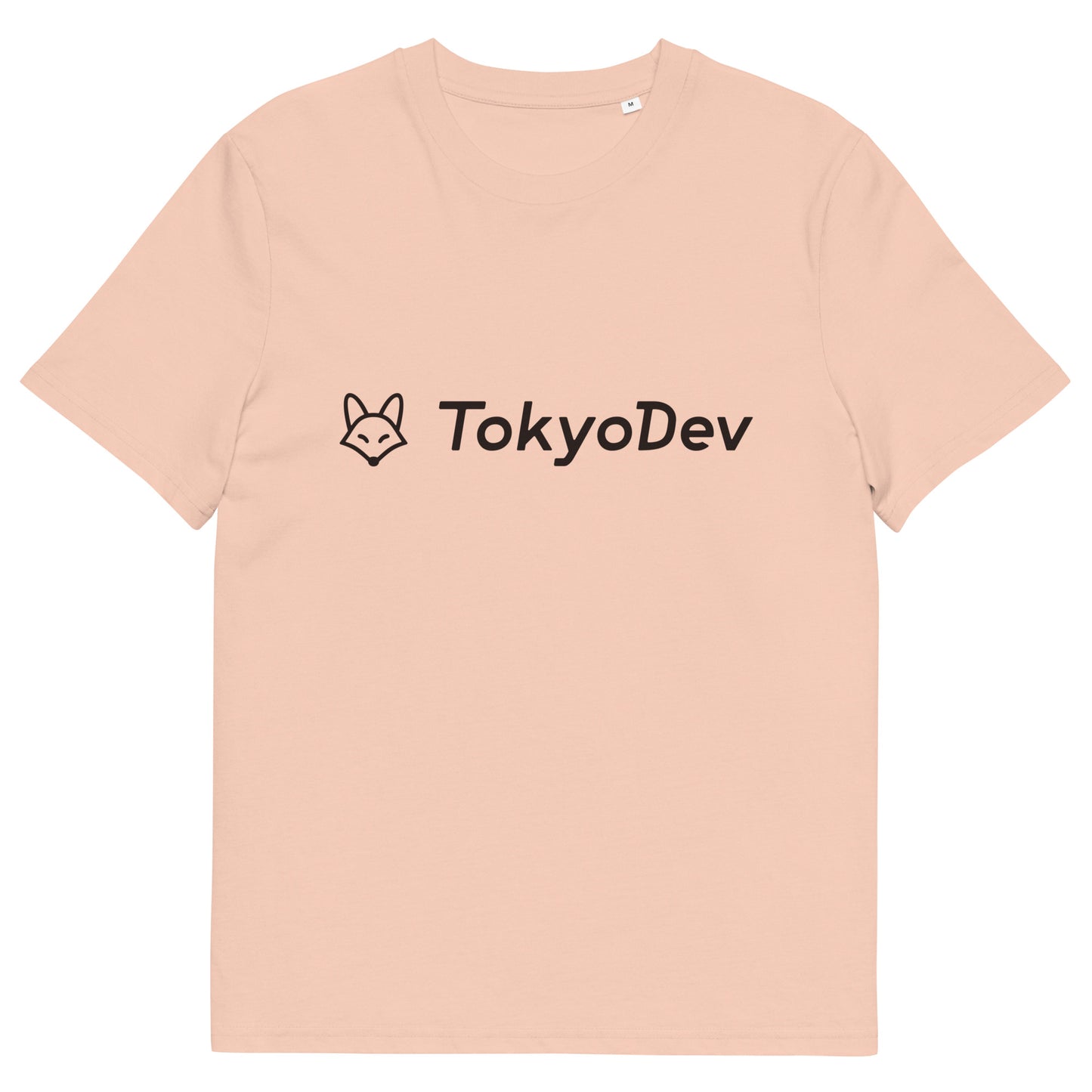 TokyoDev Unisex organic cotton t-shirt with black logo