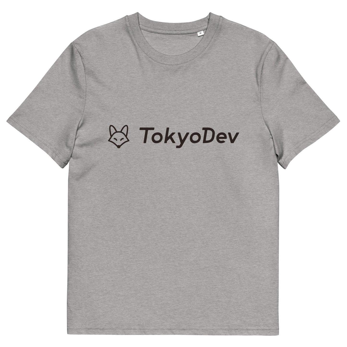 TokyoDev Unisex organic cotton t-shirt with black logo