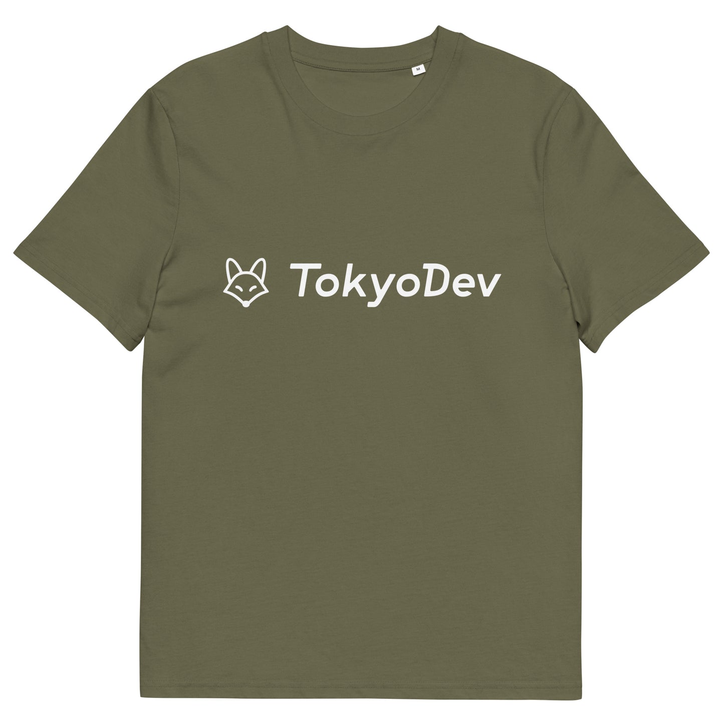 TokyoDev Unisex organic cotton t-shirt with white logo