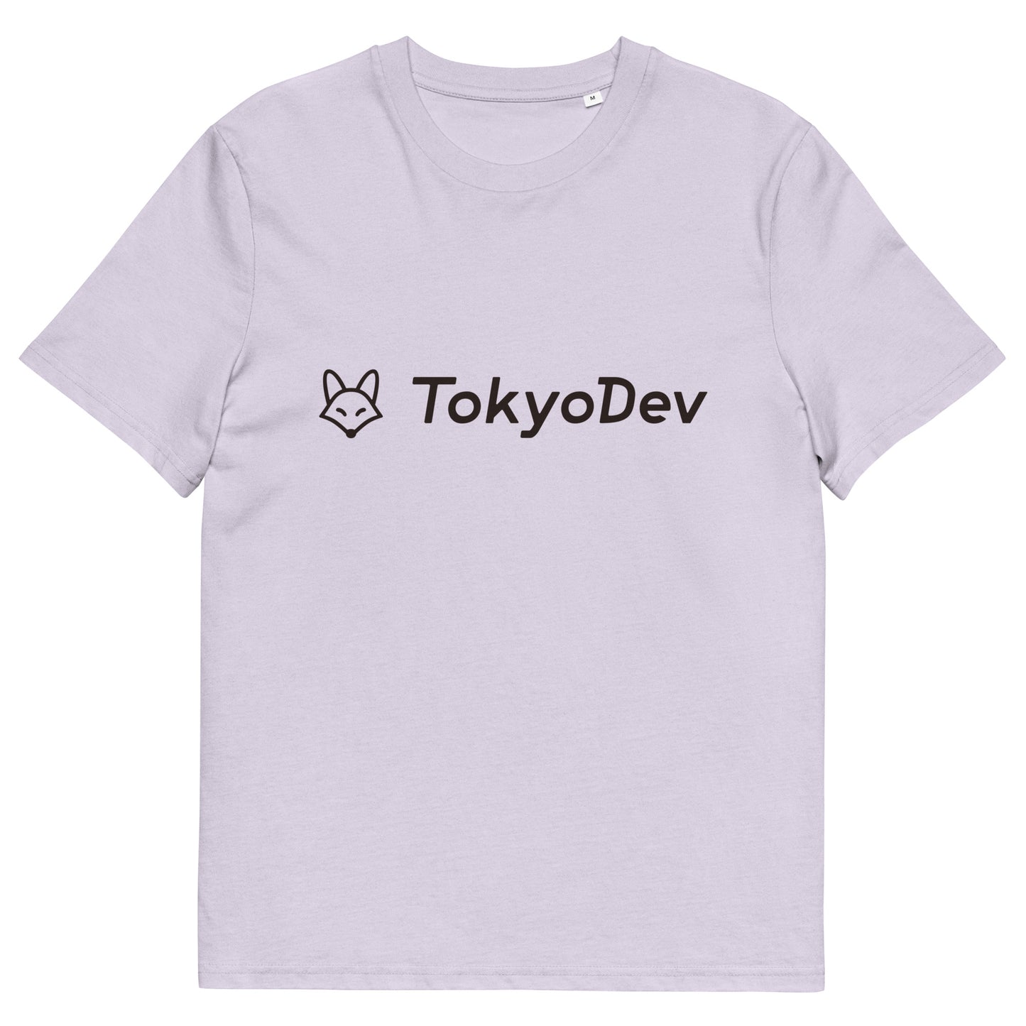 TokyoDev Unisex organic cotton t-shirt with black logo