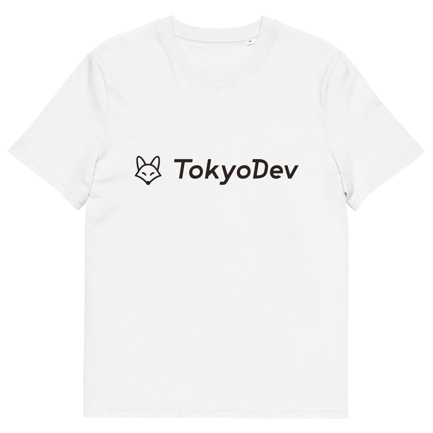 TokyoDev Unisex organic cotton t-shirt with black logo